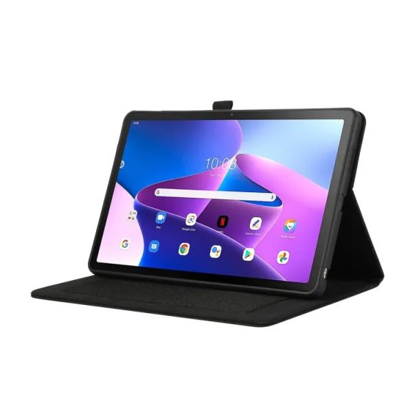 FABRIC Zaklápací obal pre Lenovo Tab M10 5G čierny