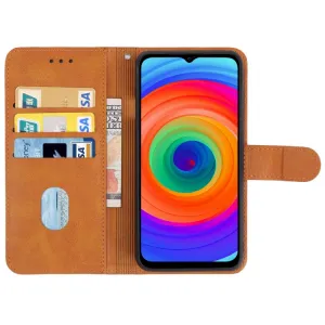 SMOOTH Peňaženkové puzdro pre Ulefone Note 14 hnedé