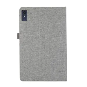 FABRIC Zaklápací obal pre Lenovo Tab M10 5G šedý