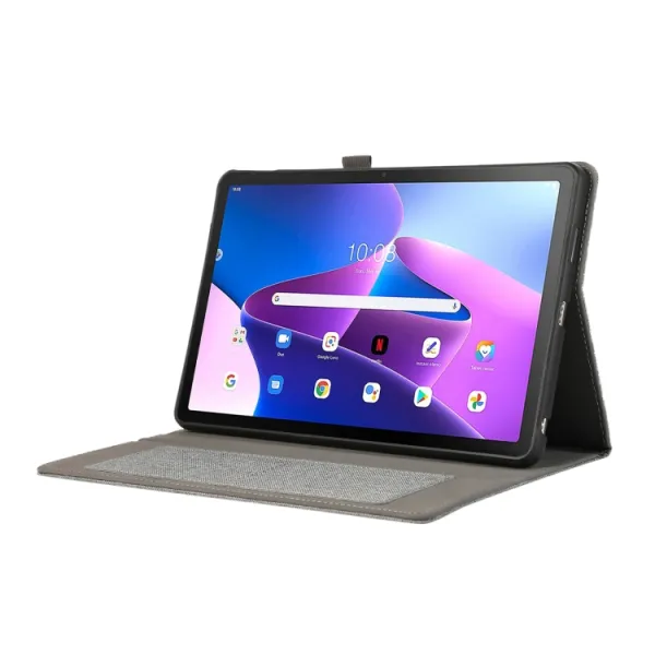 FABRIC Zaklápací obal pre Lenovo Tab M10 5G šedý
