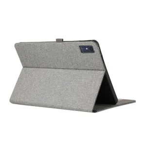FABRIC Zaklápací obal pre Lenovo Tab M10 5G šedý