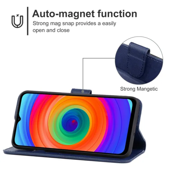 SMOOTH Peňaženkové puzdro pre Ulefone Note 14 modré