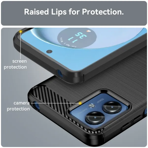 FLEXI TPU Kryt pre Motorola Moto G14 čierny
