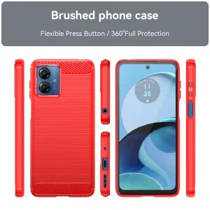 FLEXI TPU Kryt pre Motorola Moto G14 červený