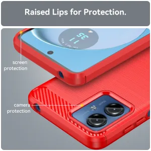 FLEXI TPU Kryt pre Motorola Moto G14 červený