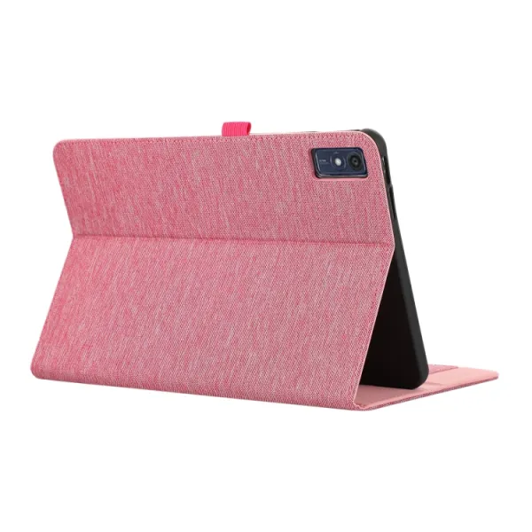 FABRIC Zaklápací obal pre Lenovo Tab M10 5G ružový