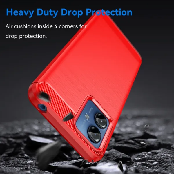 FLEXI TPU Kryt pre Motorola Moto G14 červený