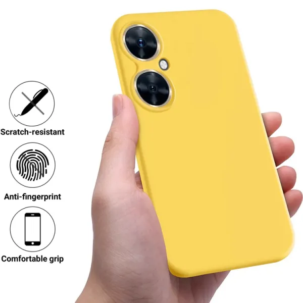 RUBBER Ochranný kryt pre Huawei Nova 11i žltý