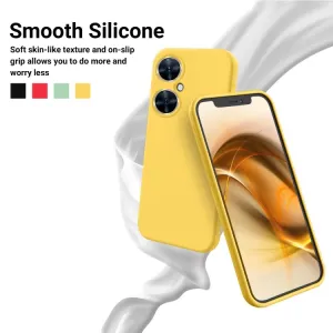 RUBBER Ochranný kryt pre Huawei Nova 11i žltý