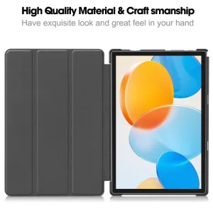LEATHER Zaklápací kryt Teclast M40 Pro LTE / M40 Pro 2023 šedý