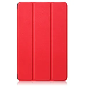 LEATHER Zaklápací kryt pre Honor Pad X9 červený