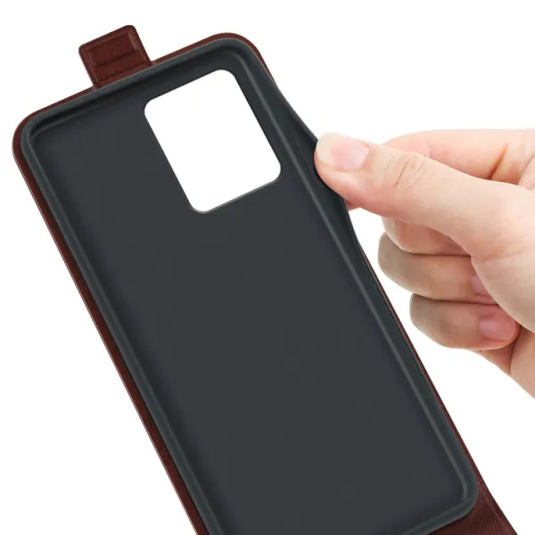 Vyklápacie puzdro Motorola Moto G14 hnedé