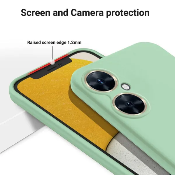 RUBBER Ochranný kryt pre Huawei Nova 11i zelený