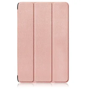 LEATHER Zaklápací kryt pre Honor Pad X9 ružovozlatý