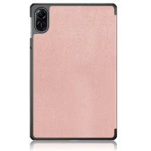 LEATHER Zaklápací kryt pre Honor Pad X9 ružovozlatý