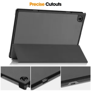 LEATHER Zaklápací kryt Teclast M40 Pro LTE / M40 Pro 2023 šedý