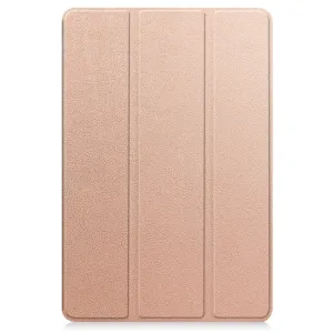 LEATHER Zaklápací kryt Teclast M40 Pro LTE / M40 Pro 2023 ružovozlatý