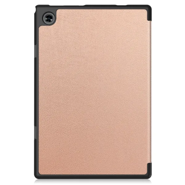 LEATHER Zaklápací kryt Teclast M40 Pro LTE / M40 Pro 2023 ružovozlatý