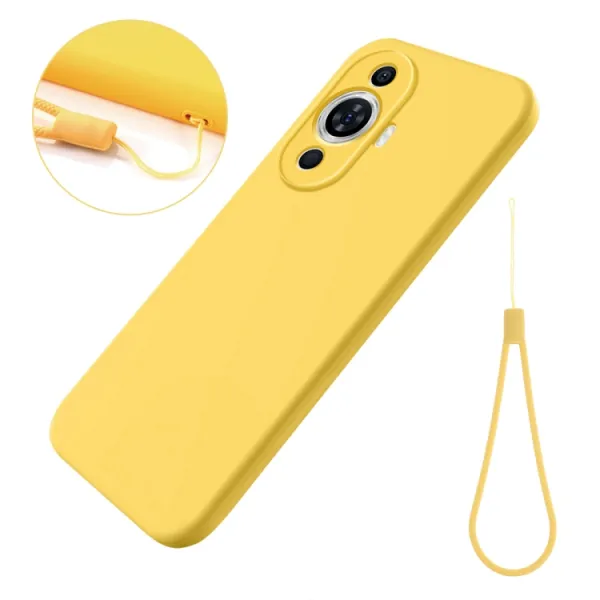 RUBBER Ochranný kryt pre Huawei Nova 11 žltý