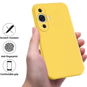 RUBBER Ochranný kryt pre Huawei Nova 11 žltý