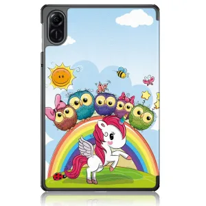 ART Zaklápací obal Honor Pad X9 WHITE UNICORN