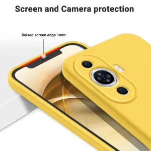 RUBBER Ochranný kryt pre Huawei Nova 11 žltý