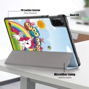 ART Zaklápací obal Honor Pad X9 WHITE UNICORN