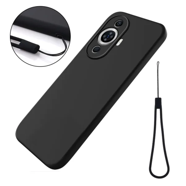 RUBBER Ochranný kryt pre Huawei Nova 11 čierny