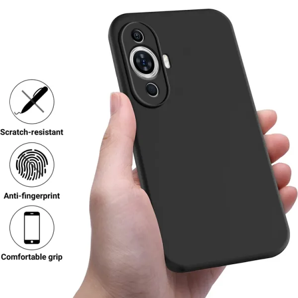 RUBBER Ochranný kryt pre Huawei Nova 11 čierny