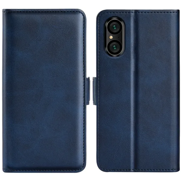 SIDE Peňaženkové puzdro pre Sony Xperia 5 V modré