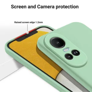 RUBBER Ochranný kryt pre Oppo Reno10 5G / Reno10 Pro 5G zelený