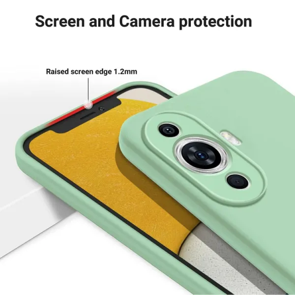 RUBBER Ochranný kryt pre Huawei Nova 11 zelený