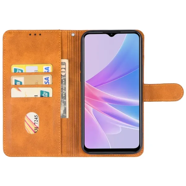 SMOOTH Peňaženkové puzdro pre Oppo A78 5G hnedé