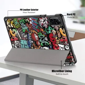 ART Zaklápací obal Honor Pad X9 GRAFFITI