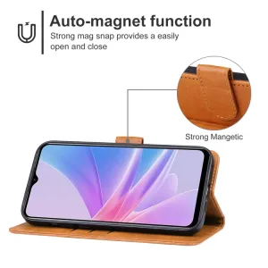 SMOOTH Peňaženkové puzdro pre Oppo A78 5G hnedé