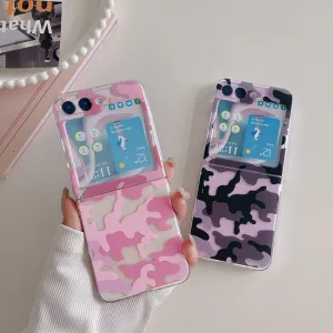 ART Plastový kryt pre Samsung Galaxy Z Flip5 5G BLACK CAMO