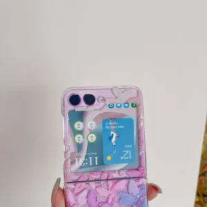 ART Plastový kryt pre Samsung Galaxy Z Flip5 5G PAINTED FLOWERS