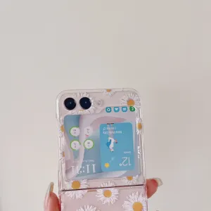 ART Plastový kryt pre Samsung Galaxy Z Flip5 5G DAISY