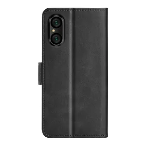 SIDE Peňaženkové puzdro pre Sony Xperia 5 V čierne