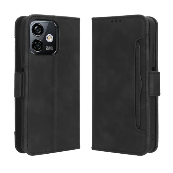 SLOT Peňaženkový obal pre Ulefone Note 16 Pro čierny
