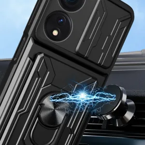 RING CAMERA Kryt s držiakom pre Oppo A78 5G modrý