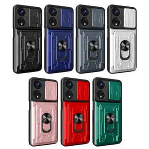 RING CAMERA Kryt s držiakom pre Oppo A78 5G modrý