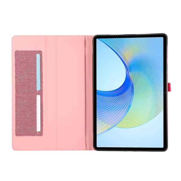 FABRIC Zaklápací obal pre Honor Pad X9 ružový