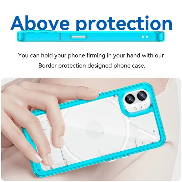 CRYSTAL Ochranný kryt Nothing Phone 1 tyrkysový