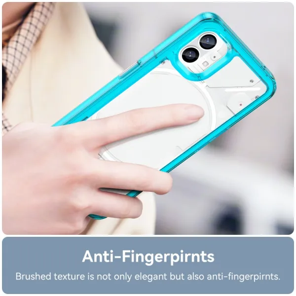 CRYSTAL Ochranný kryt Nothing Phone 1 tyrkysový