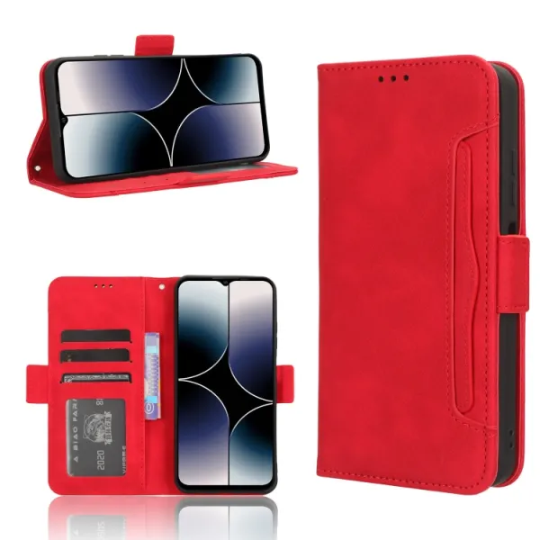 SLOT Peňaženkový obal pre Ulefone Note 16 Pro červený