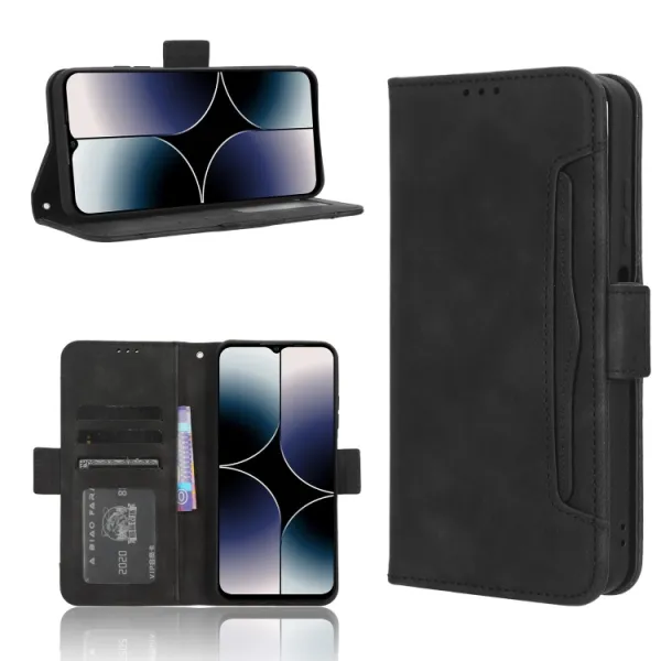 SLOT Peňaženkový obal pre Ulefone Note 16 Pro čierny