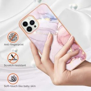 IMD MARBLE Ochranný kryt Apple iPhone 15 Pro Max ROSE GOLD