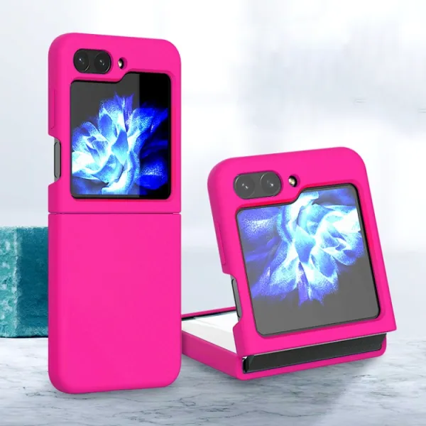 RUBBER Ochranný kryt pre Samsung Galaxy Z Flip5 5G ružový