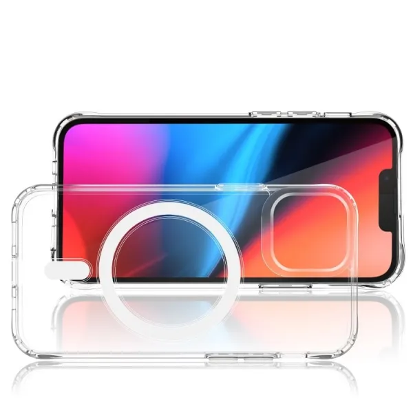 TRANSPARENT MAGSAFE Kryt pre Apple iPhone 15 Plus priehľadný